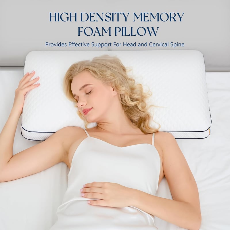 Autsel Ortopéd Gél Memory Foam Párna Oldalsó Alváshoz 70x40cm