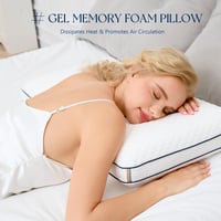Autsel Ortopéd Gél Memory Foam Párna Oldalsó Alváshoz 70x40cm 6