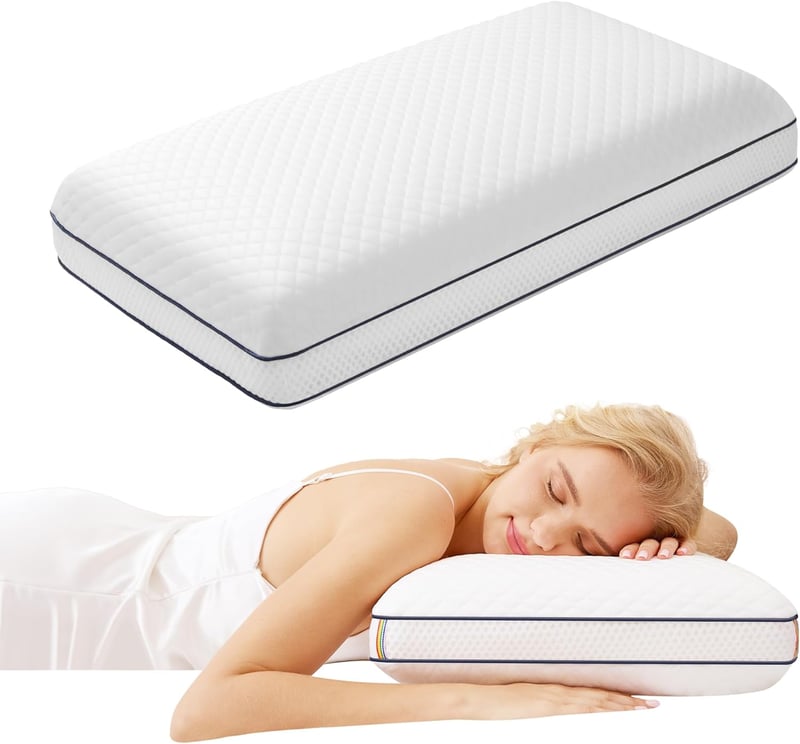 Autsel Ortopéd Gél Memory Foam Párna Oldalsó Alváshoz 70x40cm