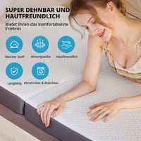 Autsel Összecsukható Matrac 80x195x10 cm 3 Részes Kempingmatrac Vendégágy Faltmatratze 3
