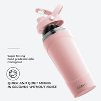 Autsel Shaker Proteine din Oțel Inoxidabil 750ml - Sticlă de Amestec Izolată în Vid cu Bulo de Amestecare, Mixer Băuturi Fitness Fără BPA 2