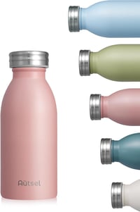 Autsel Termosz Rozsdamentes Acél 350ml Hideg-Meleg Italokhoz Rózsaszín 1
