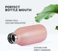 Autsel Termosz Rozsdamentes Acél 350ml Hideg-Meleg Italokhoz Rózsaszín 3