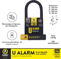 AUVRAY UA90210AUV Zár 4