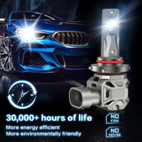 AUXIRACER HB3/9005 LED fényszóró 3000LM 120W 6500K fehér hiba nélküli autó lámpa csere szett 3