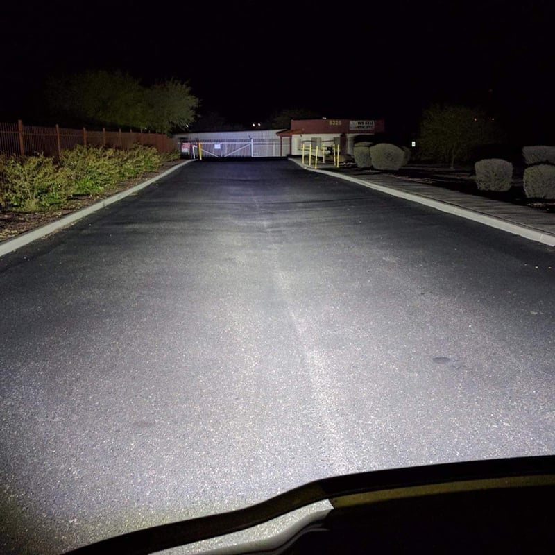 AUXTINGS 2db 23cm 294W LED munkalámpa piros kerek 24000lm vízálló spotlámpa teherautóhoz ATV traktorhoz