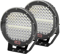 AUXTINGS 2db 23cm 294W LED munkalámpa piros kerek 24000lm vízálló spotlámpa teherautóhoz ATV traktorhoz 1