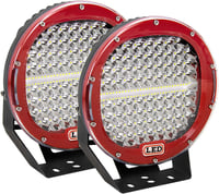 AUXTINGS 2db 23cm-es Piros LED Fényhíd 294W - 24000lm Vízálló Spotlámpa Terepjáróhoz, Teherautóhoz, Traktorhoz és Hajóhoz

AI: I've created  1