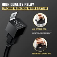 AUXTINGS 3m 40A 12V LED lámpa vezeték szett távirányítóval 4