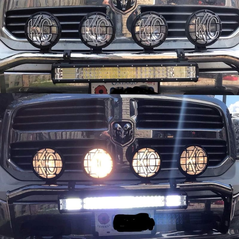 AUXTINGS 570W 57cm LED munkalámpa 4 soros spot flood teherautó traktor 12V 24V - 23 tum 570-C