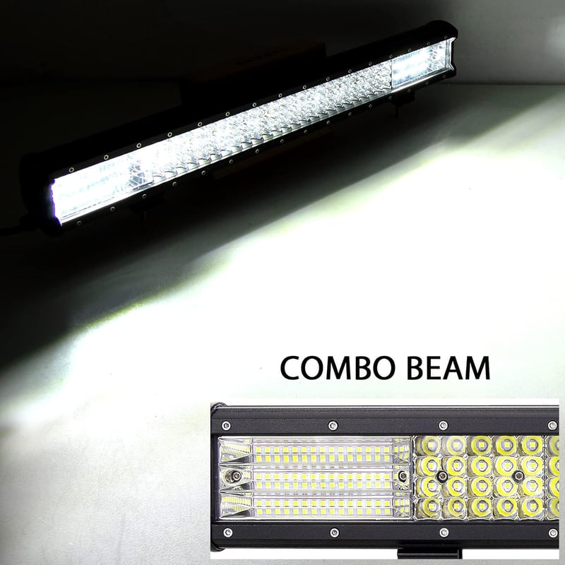 AUXTINGS 570W 57cm LED munkalámpa 4 soros spot flood teherautó traktor 12V 24V - 23 tum 570-C