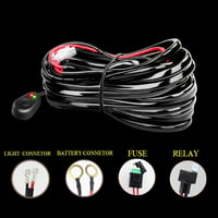 AUXTINGS 58cm 480W LED Munkalámpa Szett - Hármas Fénysávú Kiegészítő Fényszóró Kábelkötegekkel, Terepjárókhoz, Teherautókhoz, IP67 Vízálló,  6