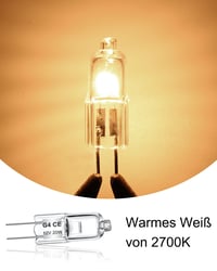 Bec Halogen AUZOSL G4, Set de 12 bucăți, 20W, Lumină Albă Caldă 2700K, Bec Halogen de Înaltă Calitate 3