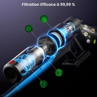 Avalsor 45000 Pa Vezeték Nélküli Porszívó 550W, 70 Perc Üzemidő, LED Kijelző 6