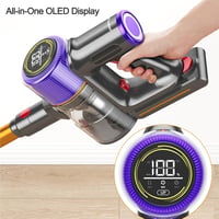 Avalsor F01 Vezeték Nélküli Porszívó 550W Motorral - 45kPa Szívóerő, 65 Perc Üzemidő, HEPA Szűrő, OLED Kijelző, Állatszőr Eltávolító 5