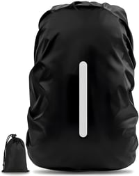 Husă de ploaie AVANA pentru rucsac cu bandă reflectorizantă (10-70L), husă impermeabilă pentru ghiozdan cu elemente reflectorizante 1