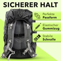 Husă de ploaie AVANA pentru rucsac cu bandă reflectorizantă (10-70L), husă impermeabilă pentru ghiozdan cu elemente reflectorizante 5