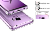 Puzdro AVANA TPU Bumper pre Samsung Galaxy S9, priehľadný ochranný kryt 3