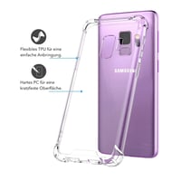 Puzdro AVANA TPU Bumper pre Samsung Galaxy S9, priehľadný ochranný kryt 4