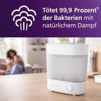 Avent SCF291/00 Elektromos Gőzsterilizáló 6 Cumisüveghez Fehér 2