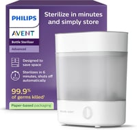 Avent SCF291/00 Elektromos Gőzsterilizáló 6 Cumisüveghez Fehér 1