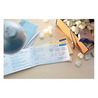 Formular scrisoare scurtă AVERY Zweckform 1020 A4 (1/3) – 100 coli – alb, cu indigo – perforat 4