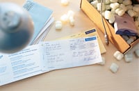 Formular scrisoare scurtă AVERY Zweckform 1020 A4 (1/3) – 100 coli – alb, cu indigo – perforat 3