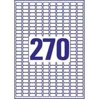 Univerzálne opakovane použiteľné samolepiace etikety Avery Zweckform L4730REV-25, 17,8x10 mm, biele, 30 listov, 6750+1350 ks 2