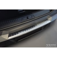 Nerezový ochranný kryt zadného nárazníka Avisa pre Peugeot 3008 III 2024-, vzor Ribs, strieborná nehrdzavejúca oceľ 4