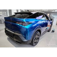 Nerezový ochranný kryt zadného nárazníka Avisa pre Peugeot 3008 III 2024-, vzor Ribs, strieborná nehrdzavejúca oceľ 5