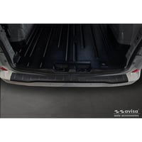 Nerezový chránič zadného nárazníka Avisa Matt Black pre Ford Transit Custom & Tourneo Custom (V710) 2023- / Volkswagen Transporter T7 2024- s rebrami 4