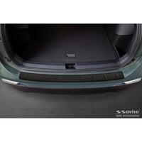Avisa Matt čierny chránič zadného nárazníka z nehrdzavejúcej ocele pre Volkswagen Tiguan (CT1) od roku 2024, s rebrovaným vzorom, matná čierna 4
