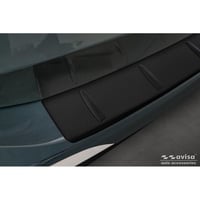Avisa Matt čierny chránič zadného nárazníka z nehrdzavejúcej ocele pre Volkswagen Tiguan (CT1) od roku 2024, s rebrovaným vzorom, matná čierna 3