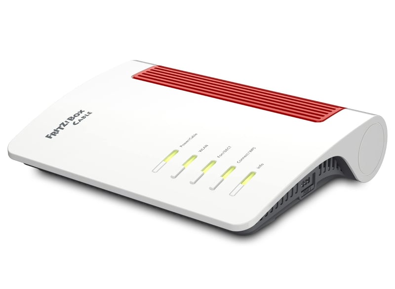 Káblový router AVM FRITZ!Box 6660, dvojpásmová WiFi, medzinárodná verzia, renovované zariadenie