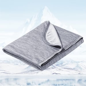 Avoalre Arc-Chill 3.0 samochladiaca letná deka 2 v 1, Q-Max 0,5, chladiaca prikrývka z bavlny a mikrovlákna pre dospelých, 150x200 cm