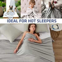 Avoalre Arc-Chill 3.0 samochladiaca letná deka 2 v 1, Q-Max 0,5, chladiaca prikrývka z bavlny a mikrovlákna pre dospelých, 150x200 cm 8