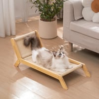 Stâlp de zgâriat pentru pisici Avont din sisal, 2 în 1, ansamblu de zgâriat din lemn cu loc de odihnă pentru dormit și zgâriat, pentru pisici de toate mărimile, 69 x 33 cm 6