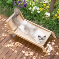 Stâlp de zgâriat pentru pisici Avont din sisal, 2 în 1, ansamblu de zgâriat din lemn cu loc de odihnă pentru dormit și zgâriat, pentru pisici de toate mărimile, 69 x 33 cm 7