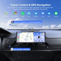 Avylet 10.26" Wireless CarPlay Android Auto Autós Képernyő GPS Dashcam 4