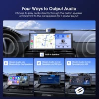 Avylet 10.26" Wireless CarPlay Android Auto Autós Képernyő GPS Dashcam 7