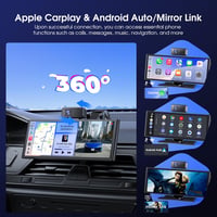 Avylet 10.26" Wireless CarPlay Android Auto Autós Képernyő GPS Dashcam 3