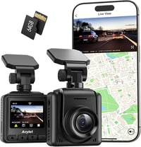 Avylet 2K WiFi Autós Fedélzeti Kamera GPS 64GB Éjszakai Látás 150° Parkolás Figyelés 1