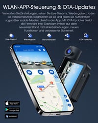 Avylet 5K autós fedélzeti kamera 3 csatornás GPS Wi-Fi 4K+1080P éjszakai látás 512 GB 4