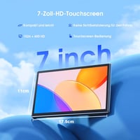 Avylet 7" Hordozható Autós Kijelző CarPlay Android Érintőképernyő GPS Hangvezérlés 7
