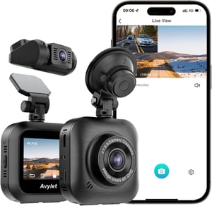 Avylet Autós Fedélzeti Kamera 1080P WiFi IPS Kijelzővel