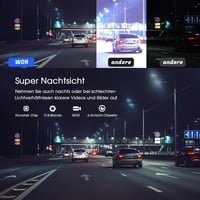 Avylet Autós Fedélzeti Kamera 1080P WiFi IPS Kijelzővel 5
