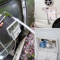 awagas Kemping Zuhanykabin 23x11,5cm Meleg-Hideg Kapcsolóval Lakóautóhoz Karavánhoz 2
