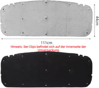 awagas Suzuki Jimny JB64 JB74 Motorháztető Hangszigetelő Szőnyeg 44x111cm 3