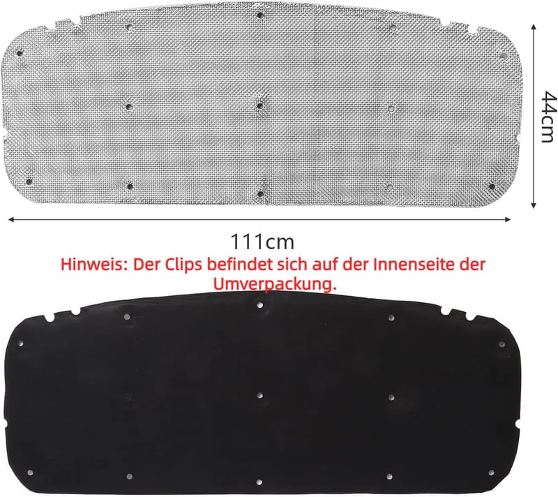 awagas Suzuki Jimny JB64 JB74 Motorháztető Hangszigetelő Szőnyeg 44x111cm