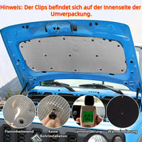 awagas Suzuki Jimny JB64 JB74 Motorháztető Hangszigetelő Szőnyeg 44x111cm 2